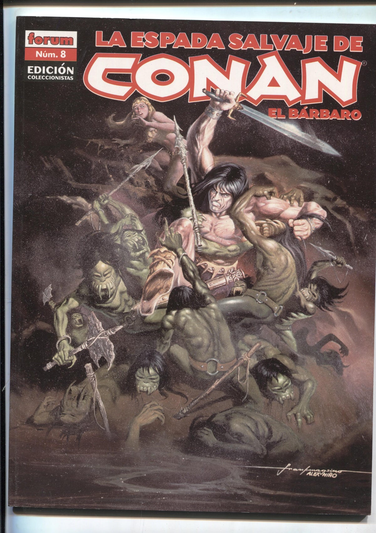 La Espada Salvaje de Conan volumen 1 tercera edicion numero 08: Clavos rojos