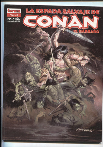 La Espada Salvaje de Conan volumen 1 tercera edicion numero 08: Clavos rojos