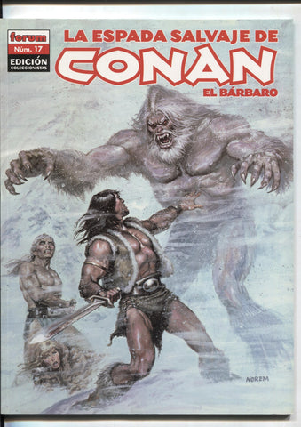 La Espada Salvaje de Conan volumen 1 tercera edicion numero 17: Los demonios de la llama 