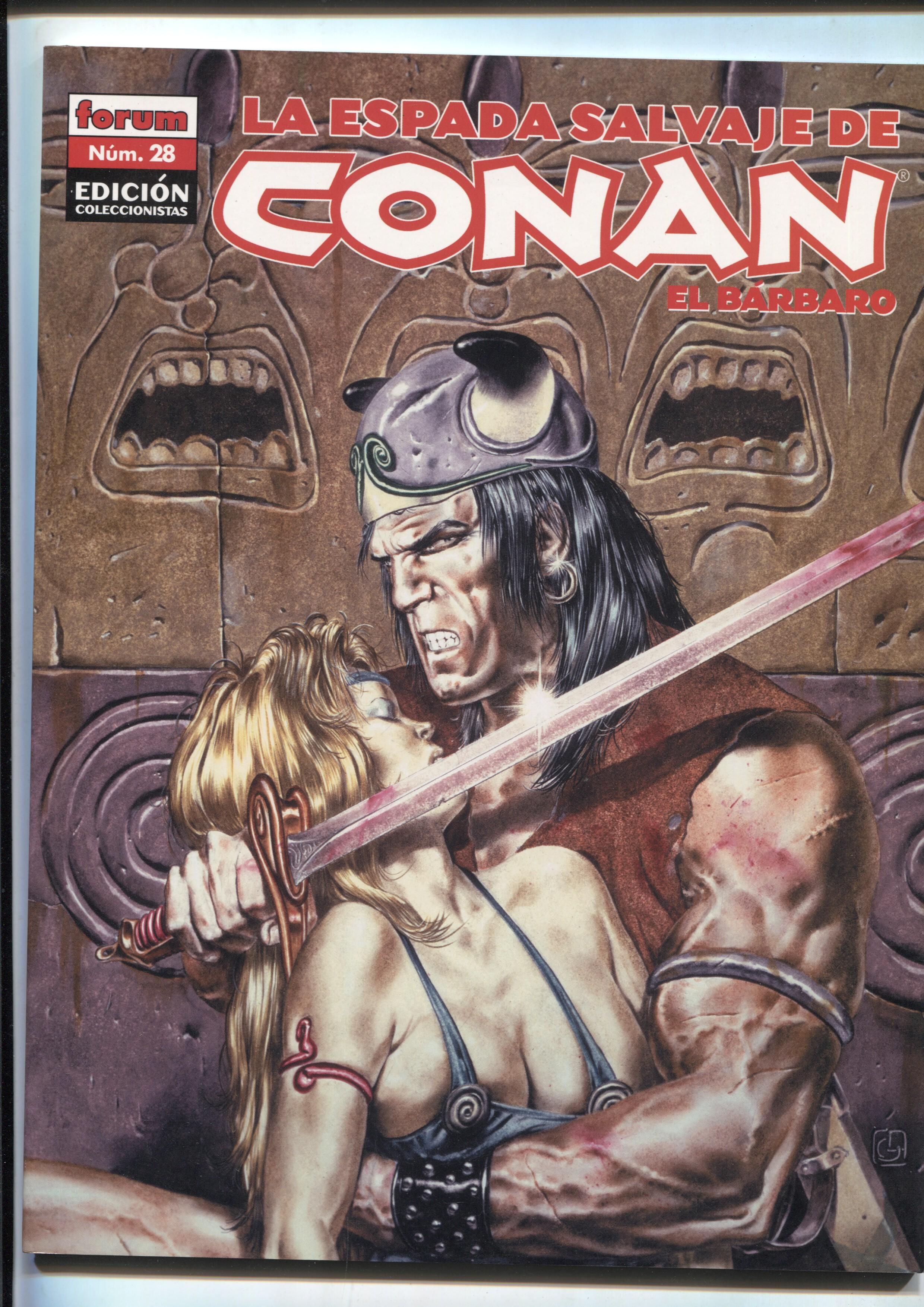 La Espada Salvaje de Conan volumen 1 tercera edicion numero 28: Los hombres leopardos de Darfar