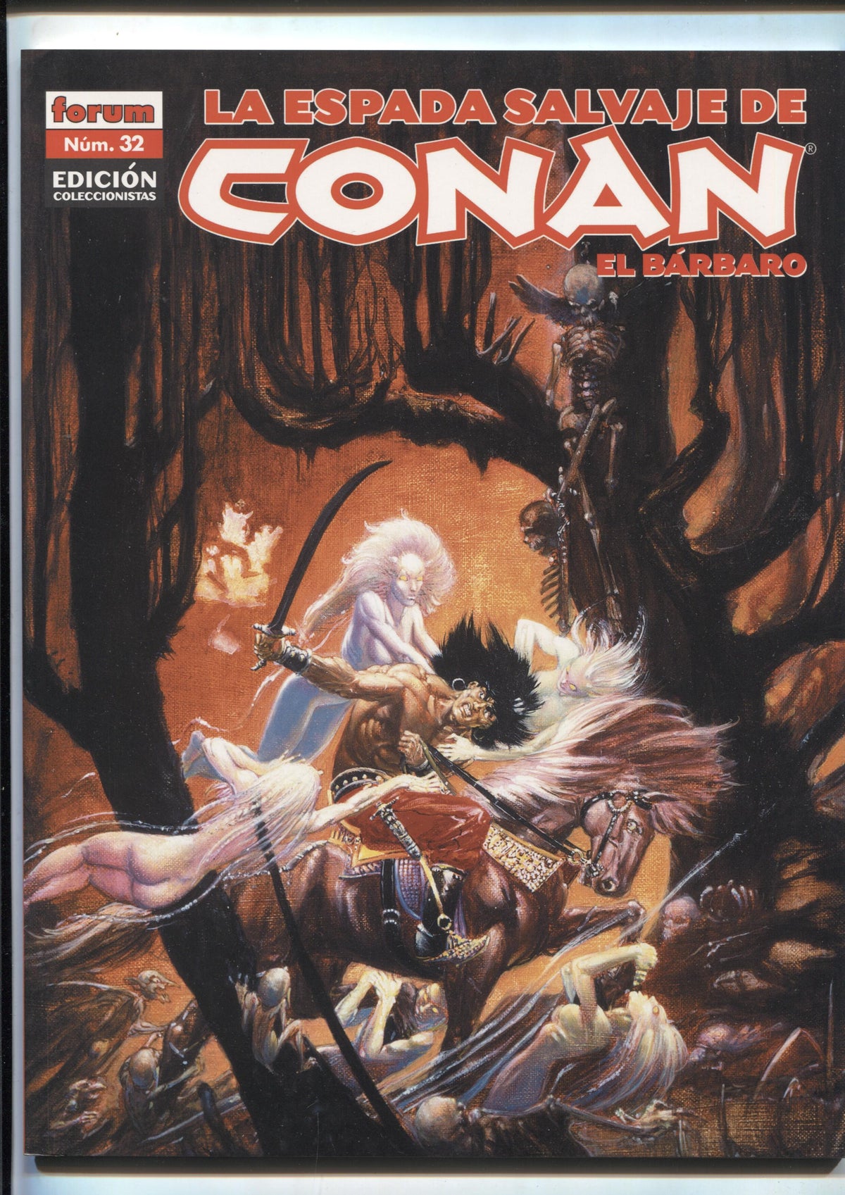 La Espada Salvaje de Conan volumen 1 tercera edicion numero 32: El bosque de los demonios