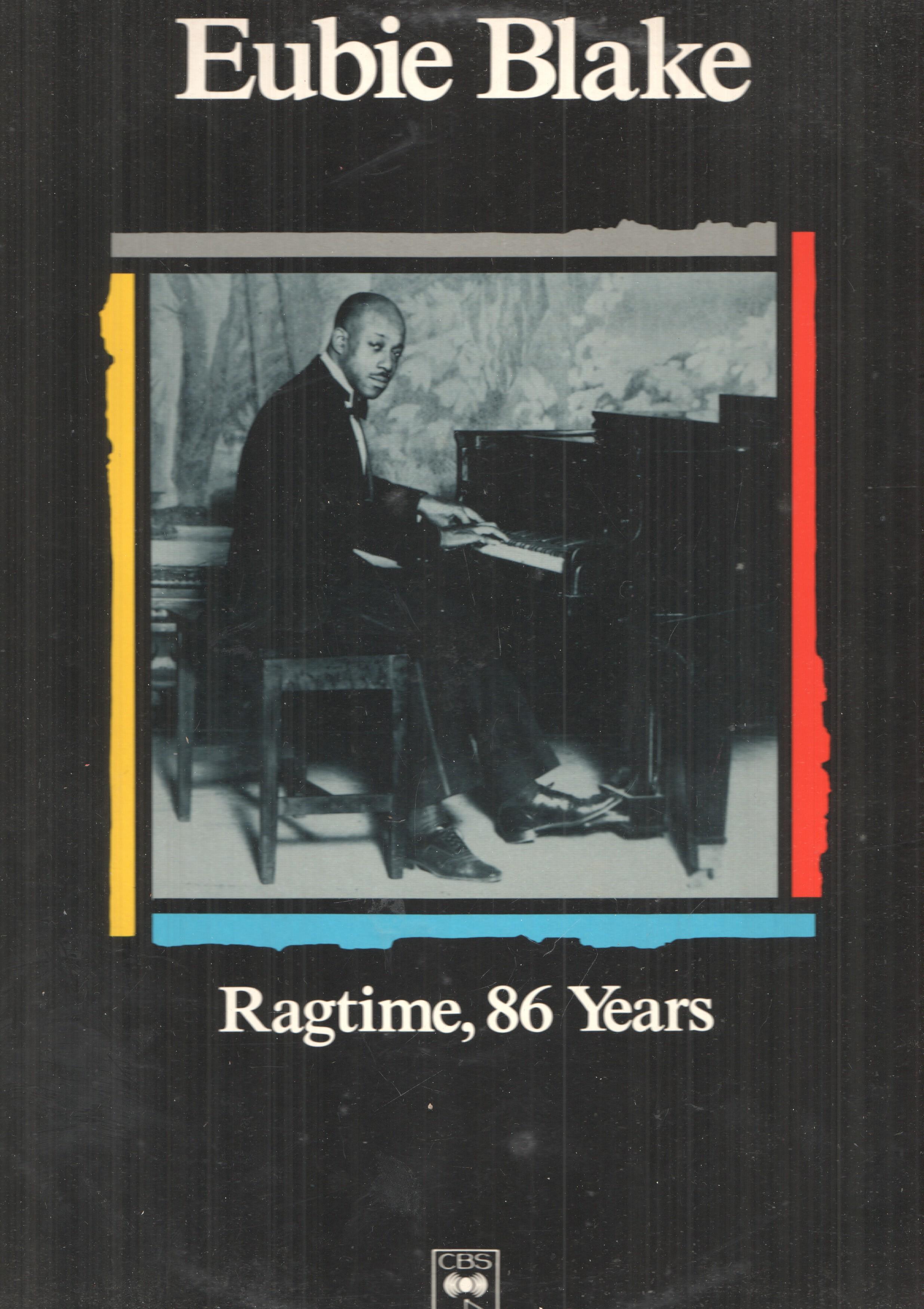 LP: Maestros del Jazz. Ragtime 86 years, Eubie Black. Planeta-Agostini