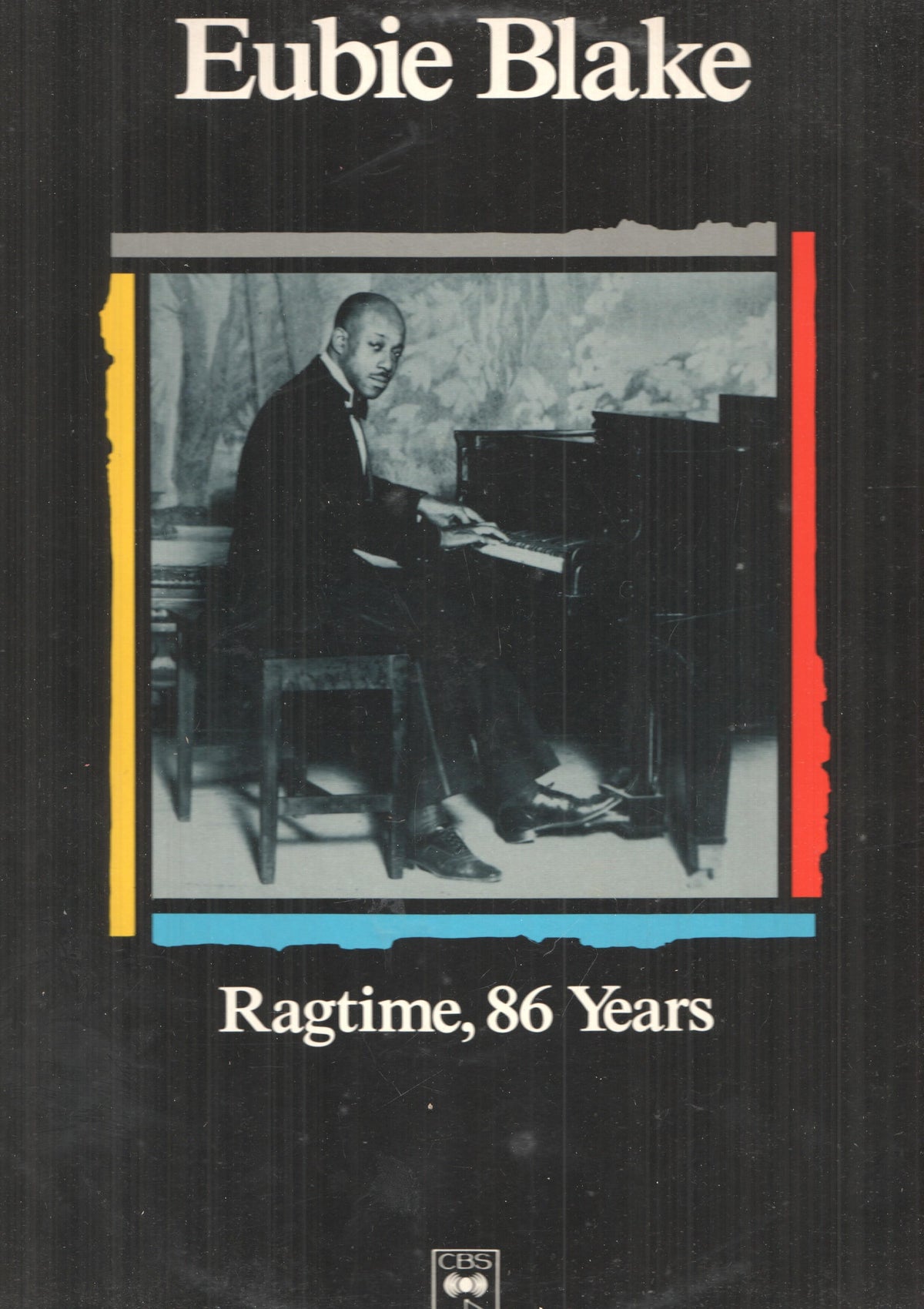 LP: Maestros del Jazz. Ragtime 86 years, Eubie Black. Planeta-Agostini