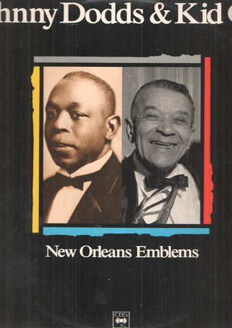 LP: Maestros del Jazz. New Orleans Emblems, Johnny Dodds and Kid Ory. Planeta-Agostini