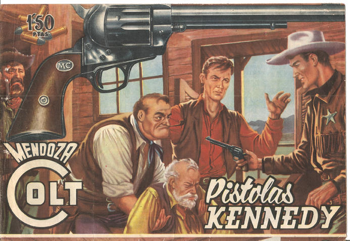 Facsimil: Mendoza Colt numero 012; Pistolas Kennedy