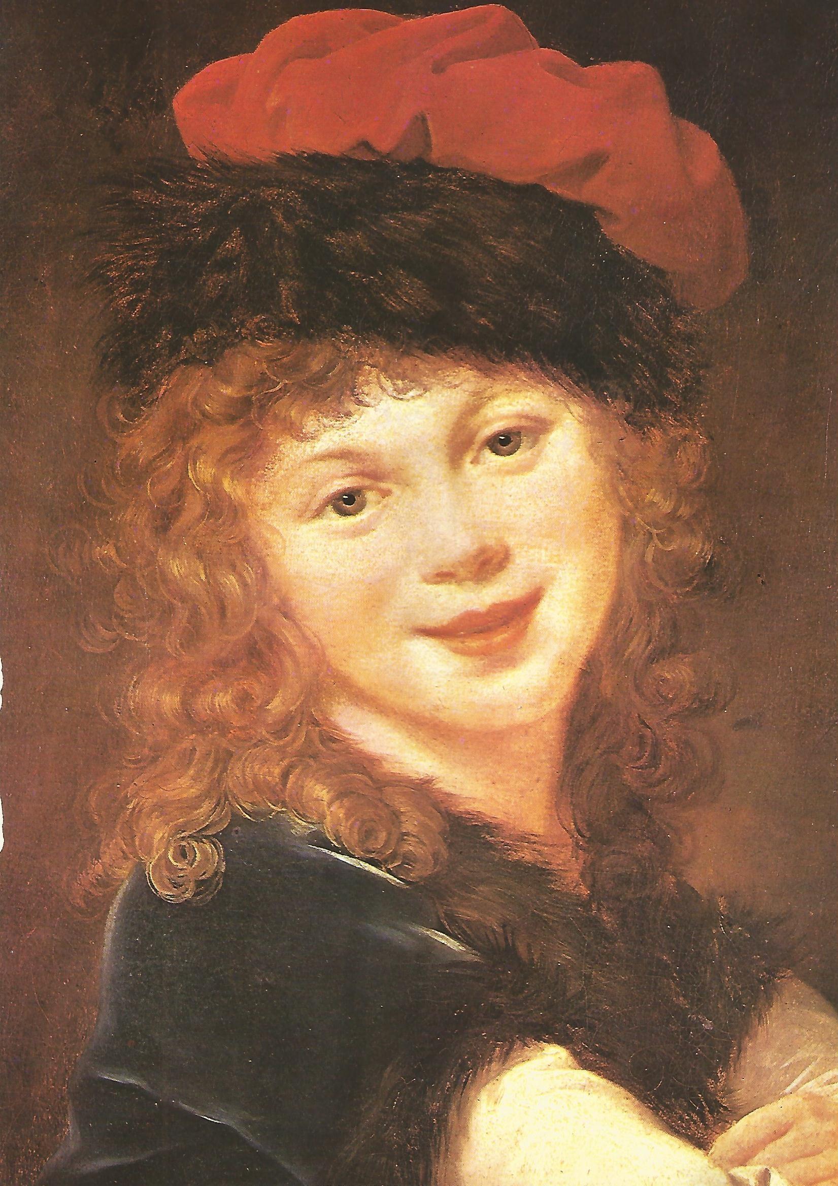 Lamina 110: Madame Vigee-Le Brun: Retrato de su hija Julia