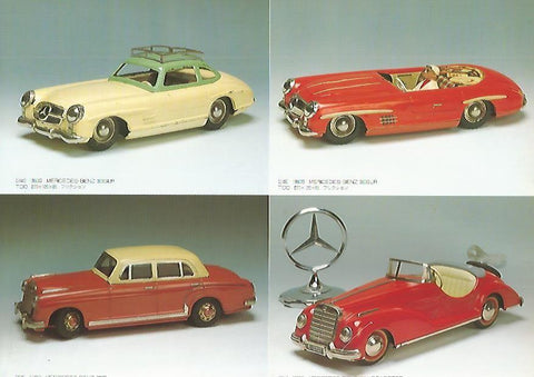 LAMINA / SHEET 50: MERCEDES BENZ 300SLR TCO. 1950s/ MERCEDES BENZ 220s. 1940s/ MERCEDES BENZ 500K ROADSTERE. 1930s