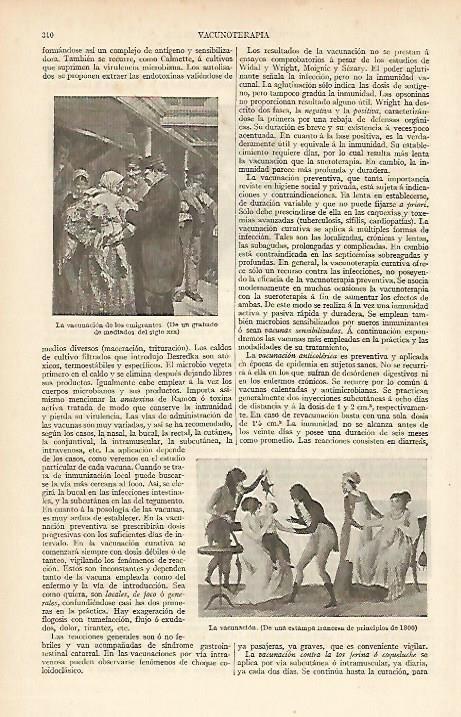 LAMINA ESPASA 4663: La vacunacion de emigrantes