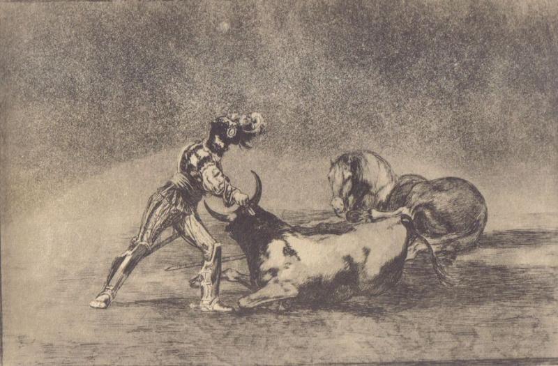 Lamina tauromaquia numero 34
