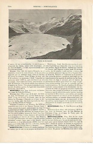 LAMINA ESPASA 8784: Glaciar de Morteratsch