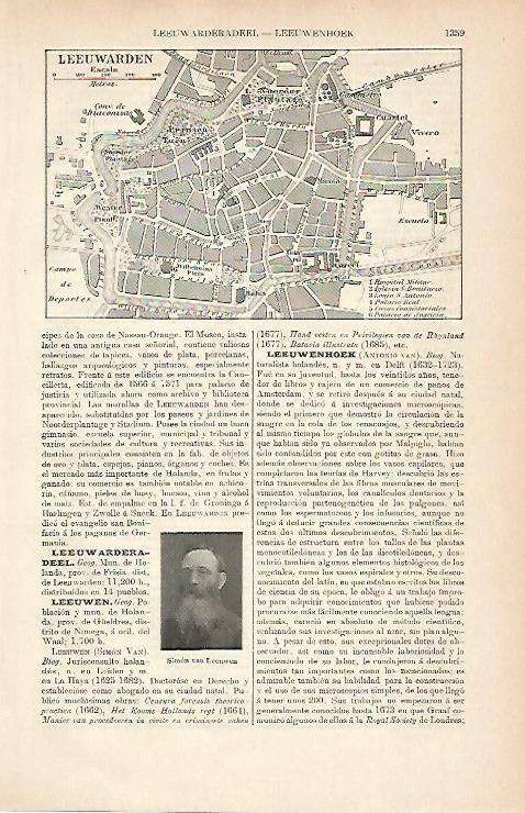 LAMINA ESPASA 9109: Plano de Leeuwarden Holanda