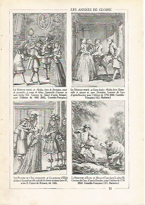 LAMINA 4032: LE MARIAGE FORCE DE MOLIERE