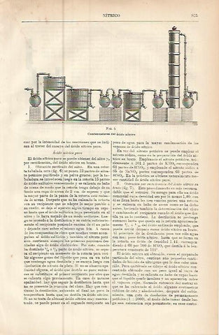 LAMINA ESPASA 9499: Condesadores del acido nitrico