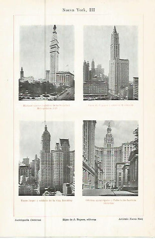 LAMINA ESPASA 9630: Rascacielos de Nueva York