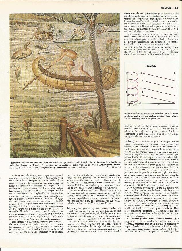 LAMINA MONITOR 0050: MOSAICO DE PALESTRINA (CERCA DE ROMA)