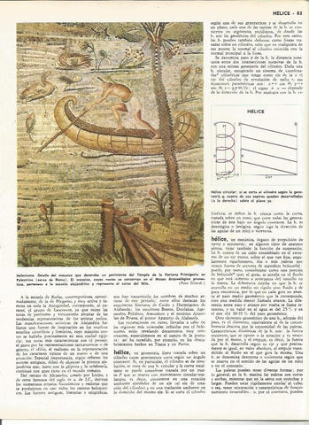 LAMINA MONITOR 0050: MOSAICO DE PALESTRINA (CERCA DE ROMA)