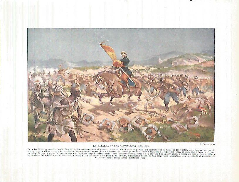 LAMINA 4255: La Batalla de Castillejos en 1860