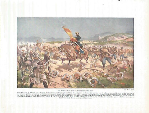 LAMINA 4255: La Batalla de Castillejos en 1860