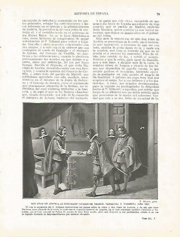 LAMINA 4312: Juan de Austria es nombrado vicario de Aragon cataluña y Valencia en 1669