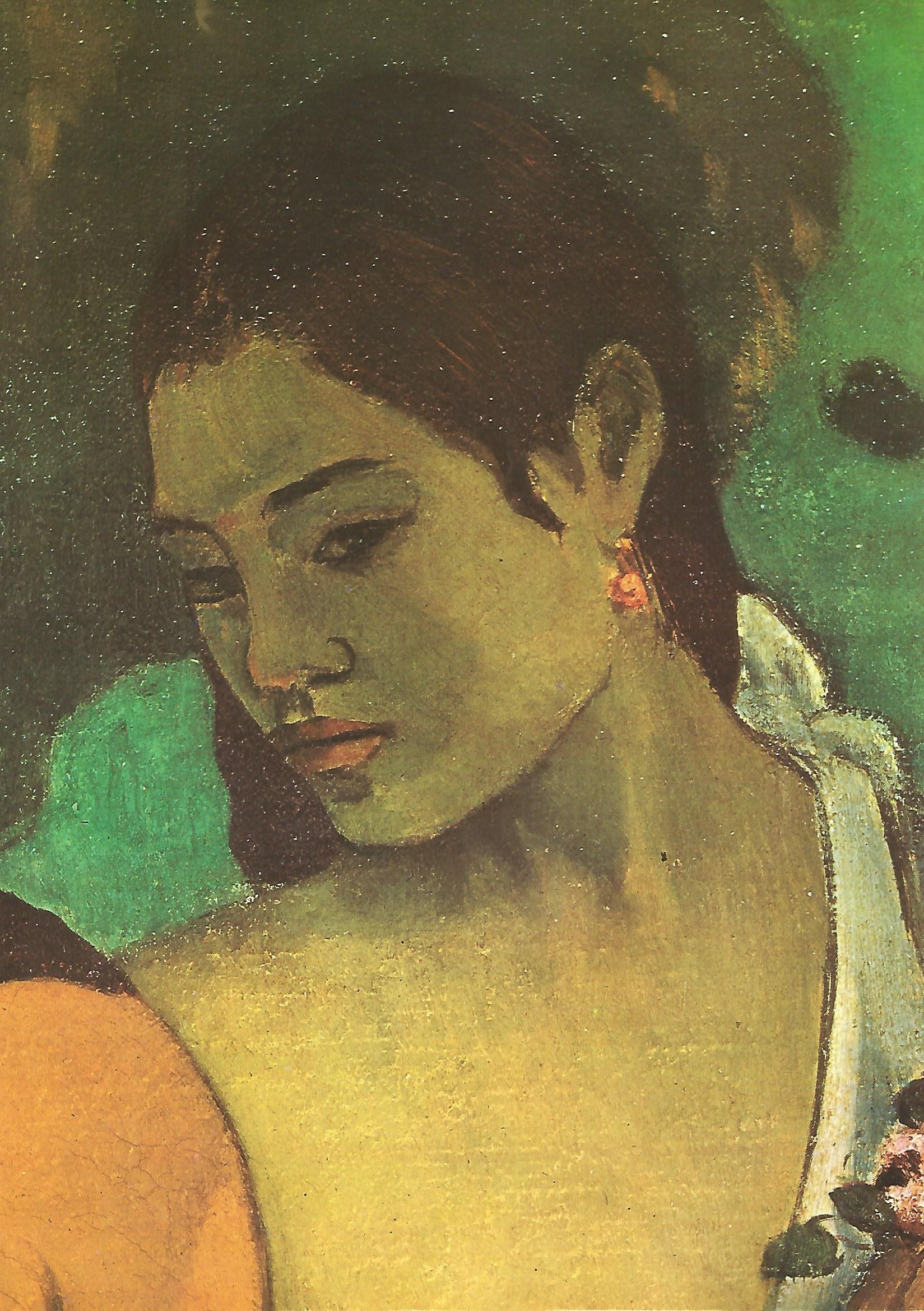 Lamina 122: Paul Gaughin: Dos mujeres tahitianas