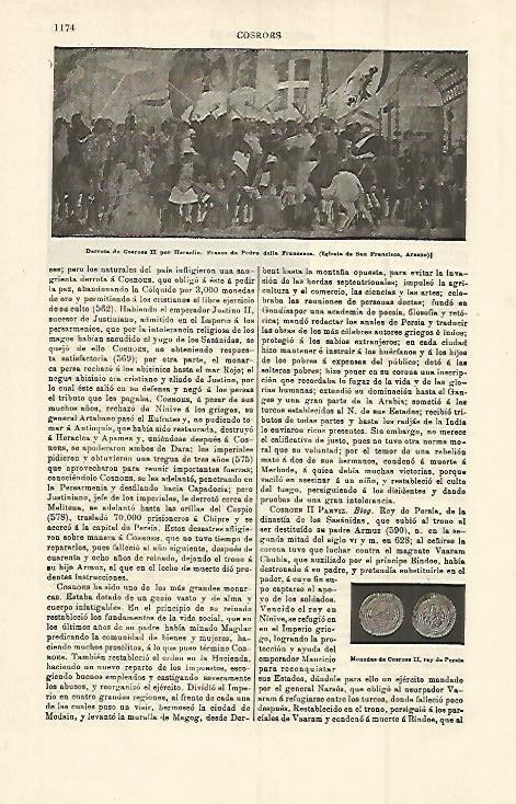LAMINA ESPASA 15100: Derrota de Cosroes II por Heraclio