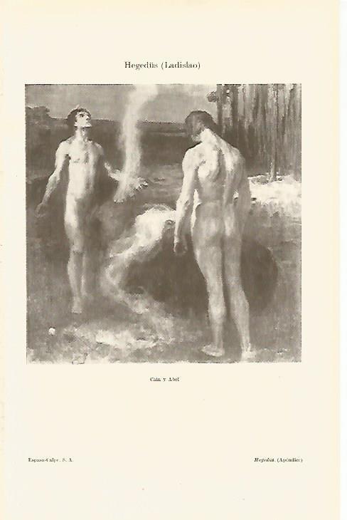 LAMINA ESPASA 16218:  Cain y Abel por L. Hegedus