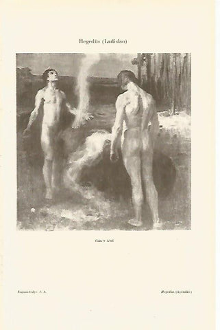 LAMINA ESPASA 16218:  Cain y Abel por L. Hegedus