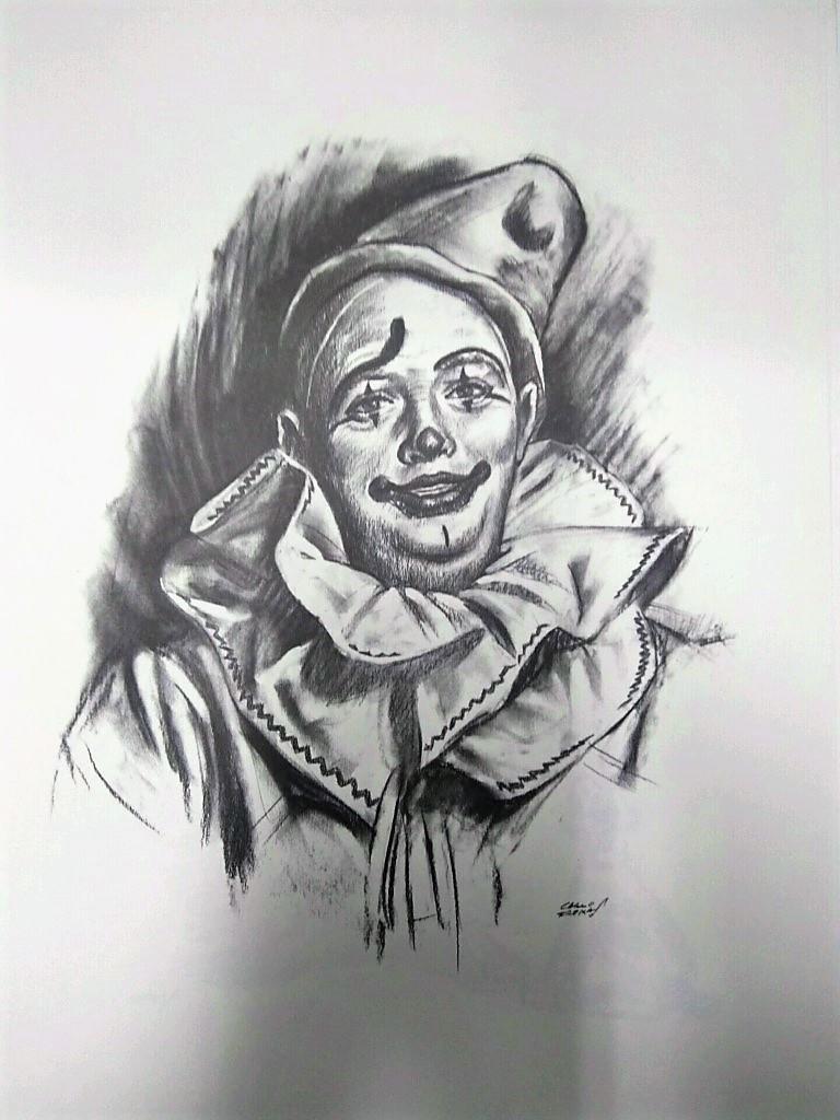 Laminas Carlos Freixas: PAYASOS, Numero 01: PAYASO BLANCO (Serie Estudios 11 )