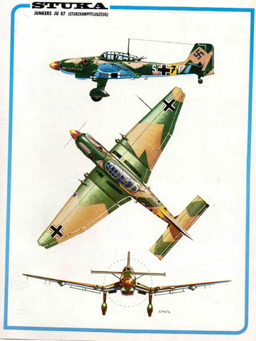 LAMINA 4158: STUKA Junkers JU 87 (Sturzkampfflugzeug)