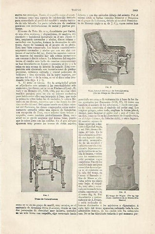 LAMINA ESPASA 20504: Trono de Tutankhamon y Trono de Knossos