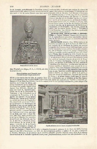 LAMINA ESPASA 21005: San Jenaro