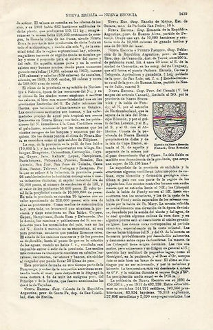 LAMINA ESPASA 20313: Escudo de Nueva Escocia