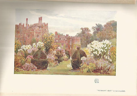 LAMINA 7148: Penshurst Kent por  G.S. Elgood