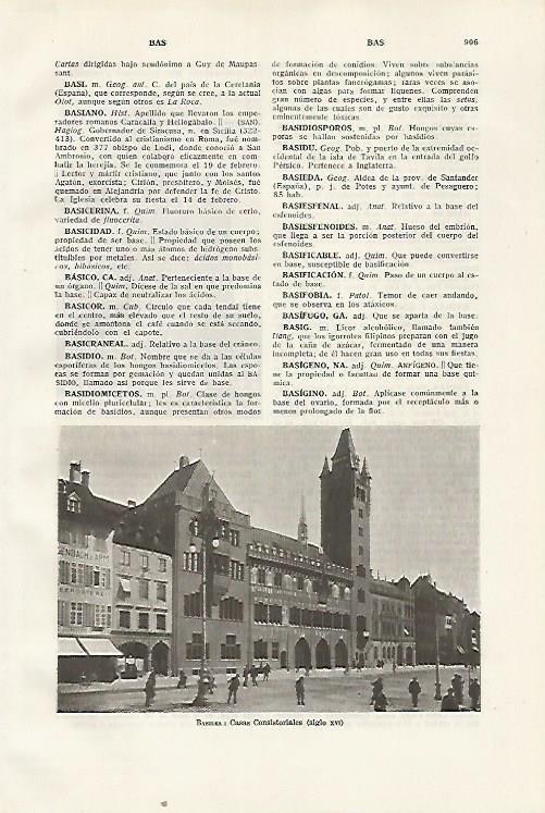 LAMINA SALVAT 80502: Ayuntamiento de Basilea