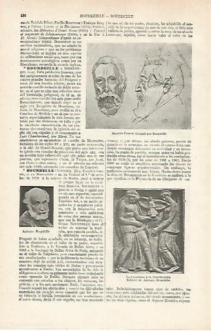 LAMINA ESPASA 24353: Anatole France por Bourdelle