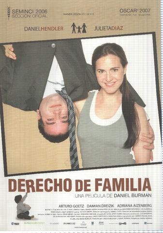 Poster de pelicula: Derecho de Familia. Una pelicula de Danier Burman con Daniel Hendler, Julieta Diaz