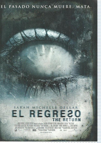 Poster de pelicula: El Regreso. The return.Sarah Michelle Gellar
