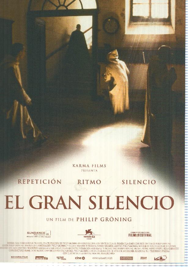 Poster de pelicula: El Gran Silencio. Un film de Philip Groning