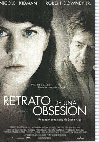 Poster de pelicula: Retrato de una Obsesion. Un film de Steven Shainberg. Nicole Kidman, Robert Downey Jr.