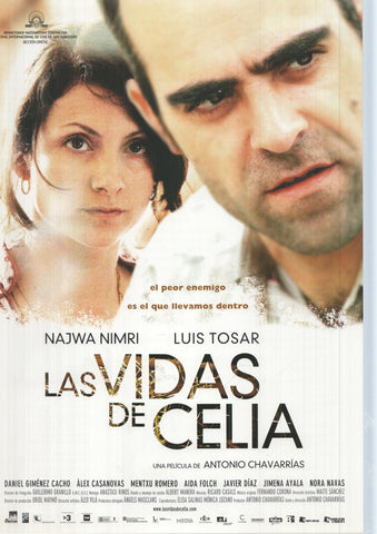 Poster de la pelicula: Las Vidas de Celia. Una pelicula de Antonio Chavarrias con Najwa Nimri, Luis Tosar