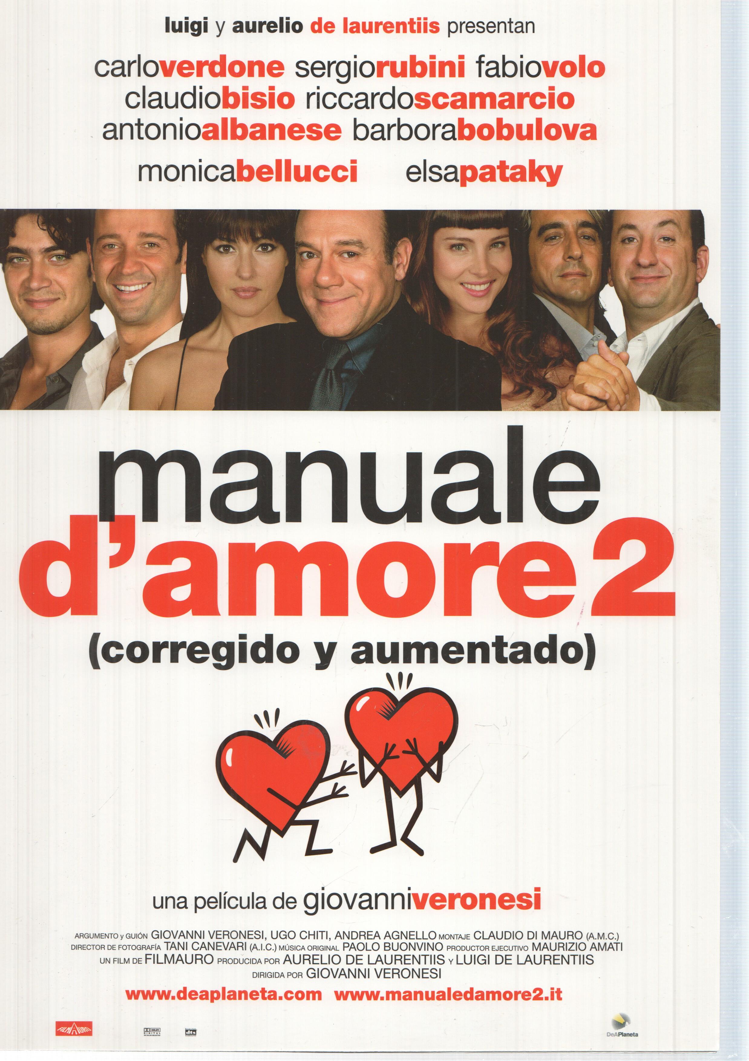 Poster de la pelicula: Manuale damore 2. Una pelicula de Giova Veronesi con Carlo Verdone, Sergio Rubini Fabio Volo