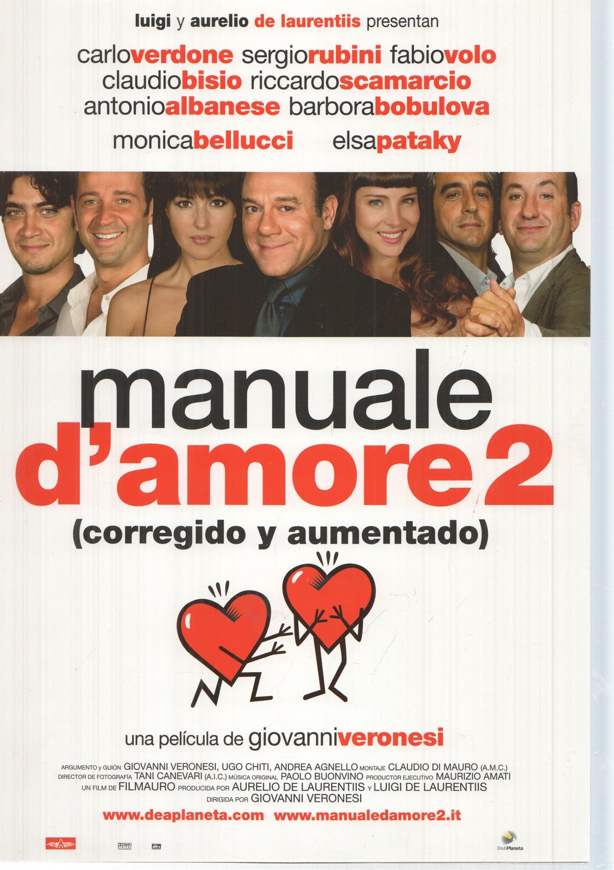 Poster de la pelicula: Manuale damore 2. Una pelicula de Giova Veronesi con Carlo Verdone, Sergio Rubini Fabio Volo