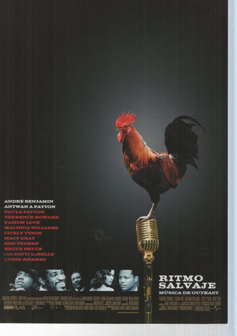 Poster de la pelicula: Ritmo Salvaje, musica de Outkast. Andre Benjamin, Antwan A. Patton, Paula Patton