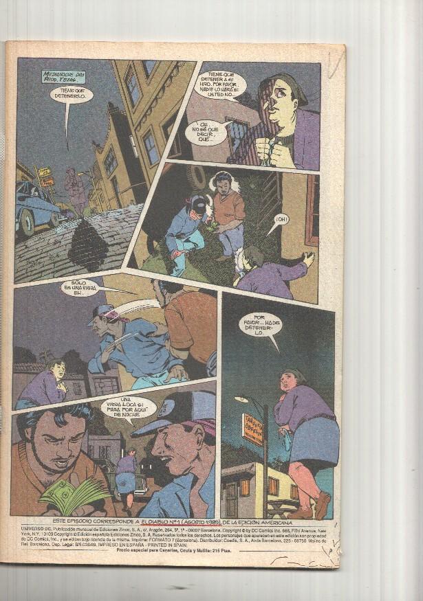 Zinco: Universo DC num 19, El Diablo - El Diablo en las calles. DC