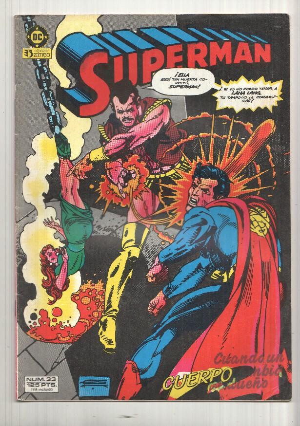 Zinco: Superman num 33 - Cuando un cuerpo cambia de dueño. DC