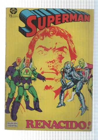 Zinco: Superman num 22 -Renacido. DC