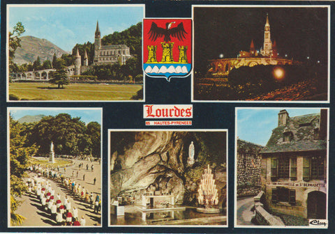 POSTAL 62497 :  Lourdes. Francia