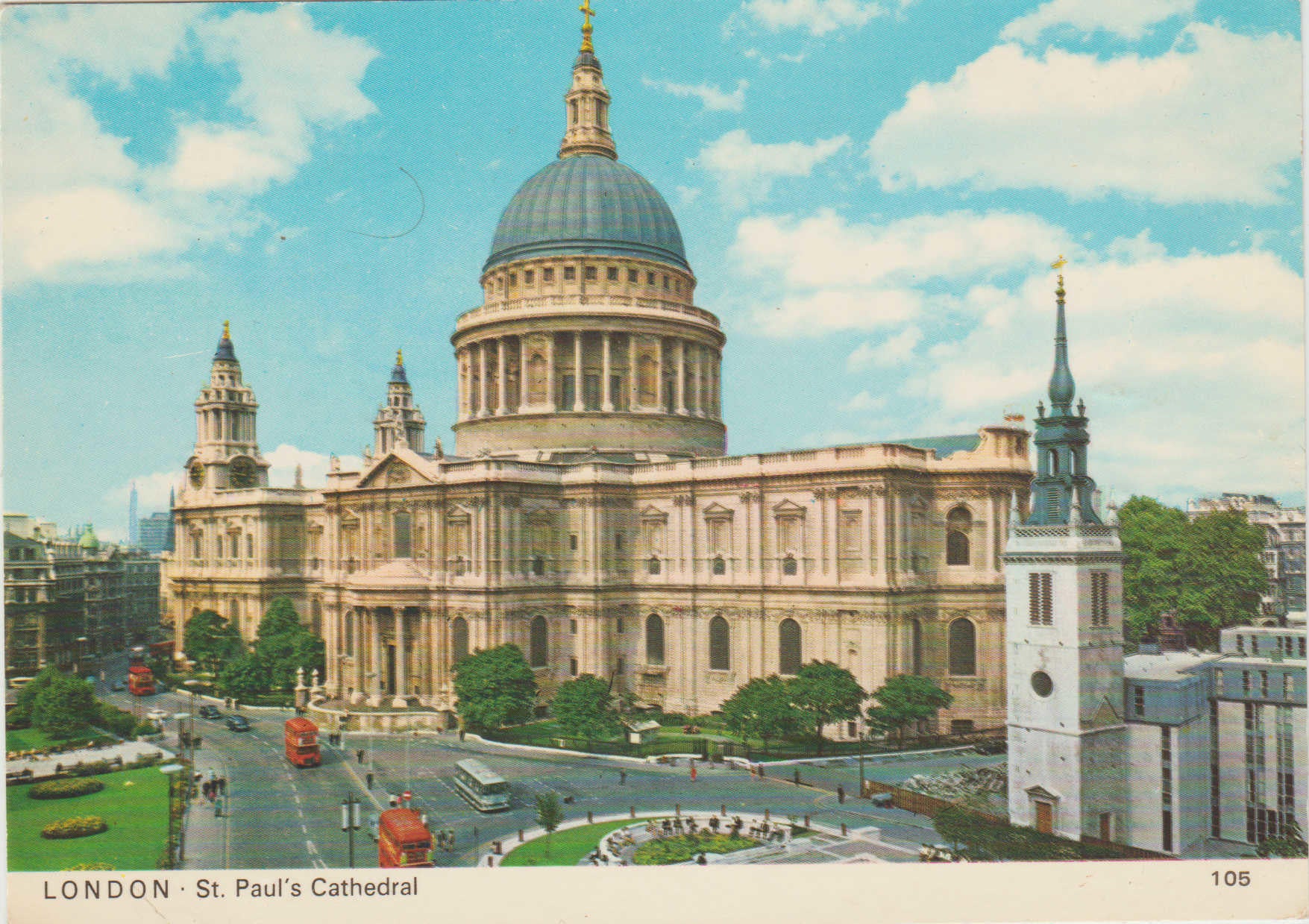 POSTAL 62503 : Catedral St Paul s. Londres. Inglaterra
