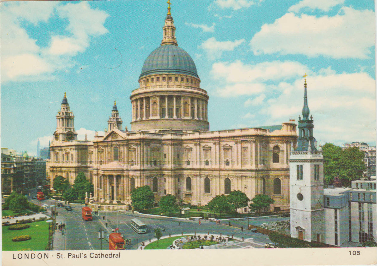 POSTAL 62503 : Catedral St Paul s. Londres. Inglaterra
