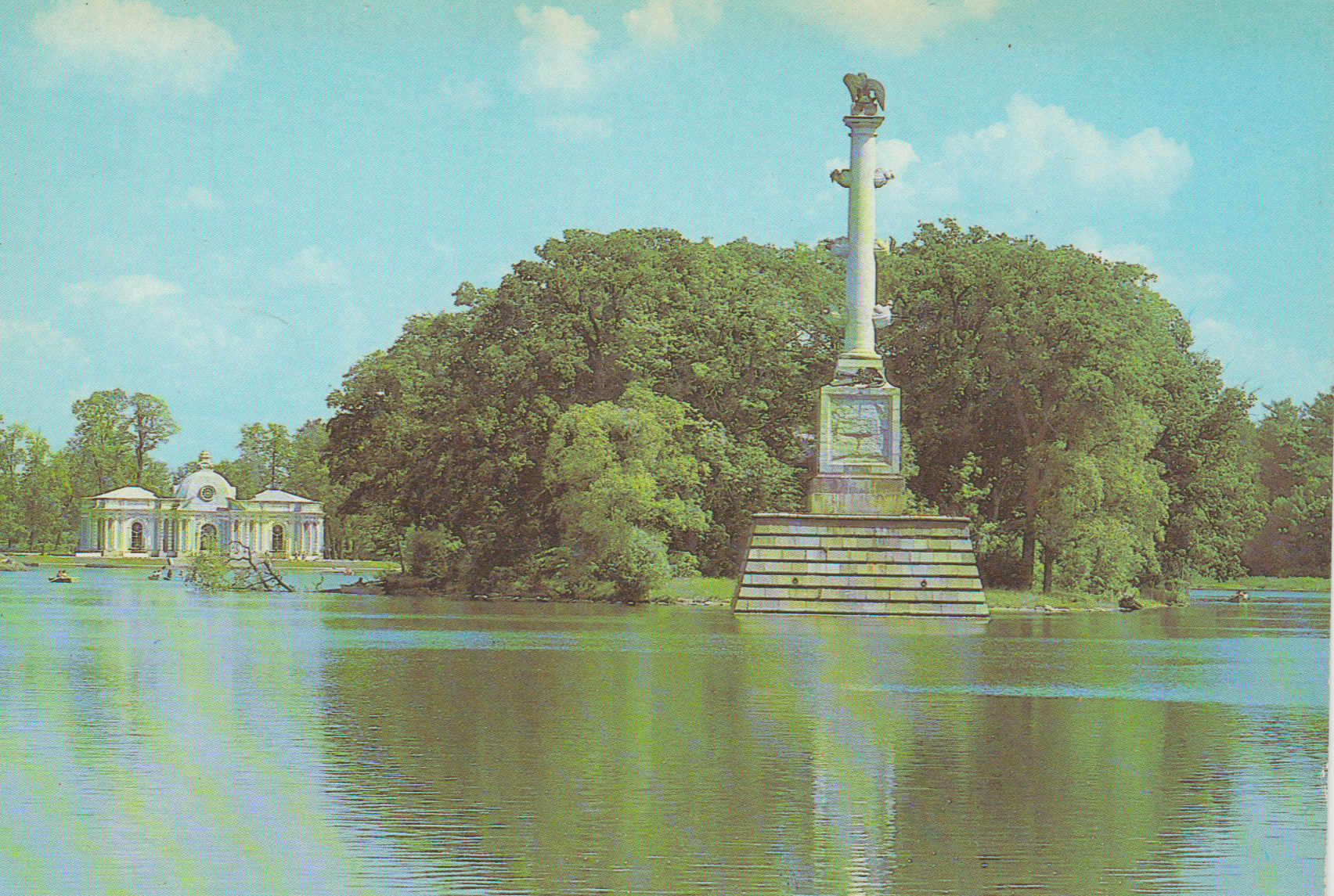 POSTAL 62509 : Columna Chesme. St Petersburg. Rusia